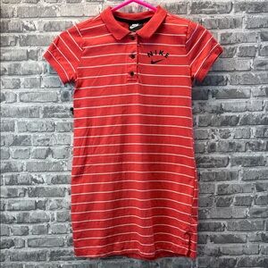 Girl's Nike Striped Polo Dress‎